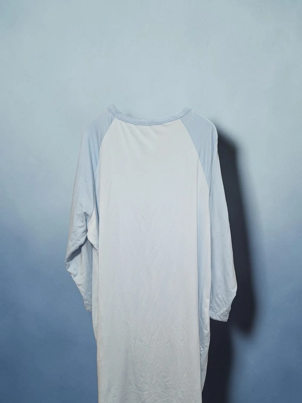 Fashion Nova Naughtyish Glitter PJ Sleep Shirt - Light Blue 1X (EUC)